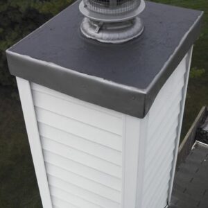 New Metal Chimney Cap and Cover