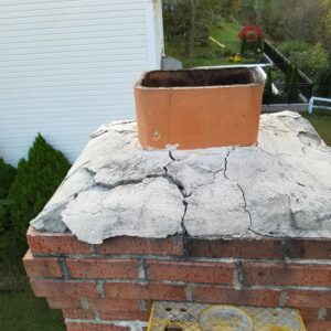 Cracked Crown Repair From Chimney Care Plus