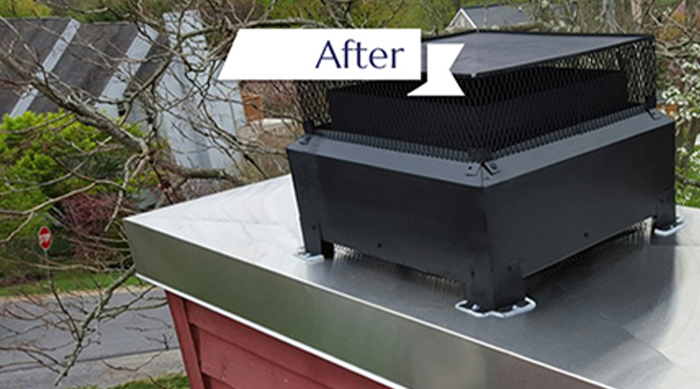 After Chimney Cap Replacement
