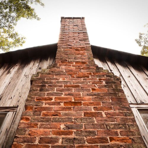 eroding chimney