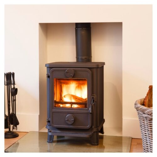 modern wood-burning stove