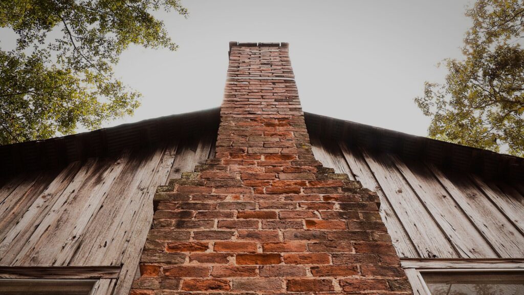tall brick chimney