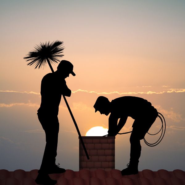 team of chimney sweeps