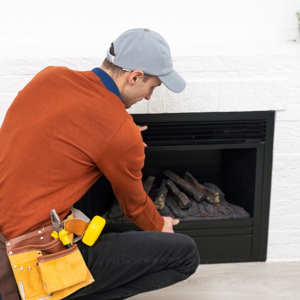 installing gas fireplace