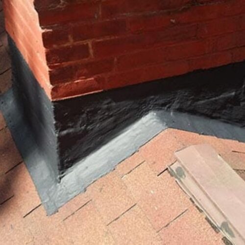 waterproofing of a chimney